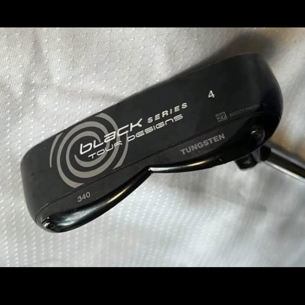 Odyssey Putter #4 340g Black Series Tungsten Tour Designs Right Handed Golf Club